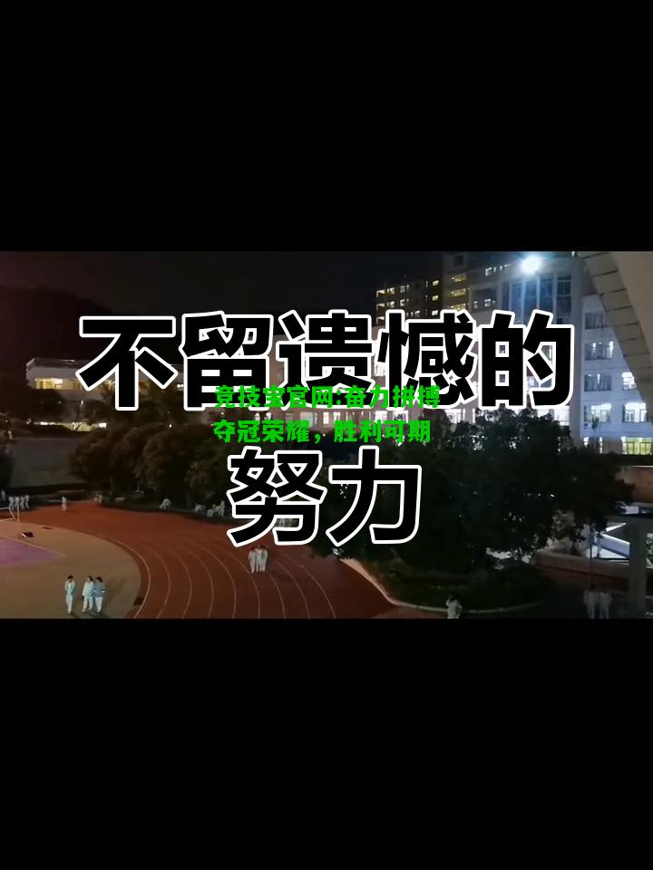 竞技宝官网:奋力拼搏夺冠荣耀，胜利可期
